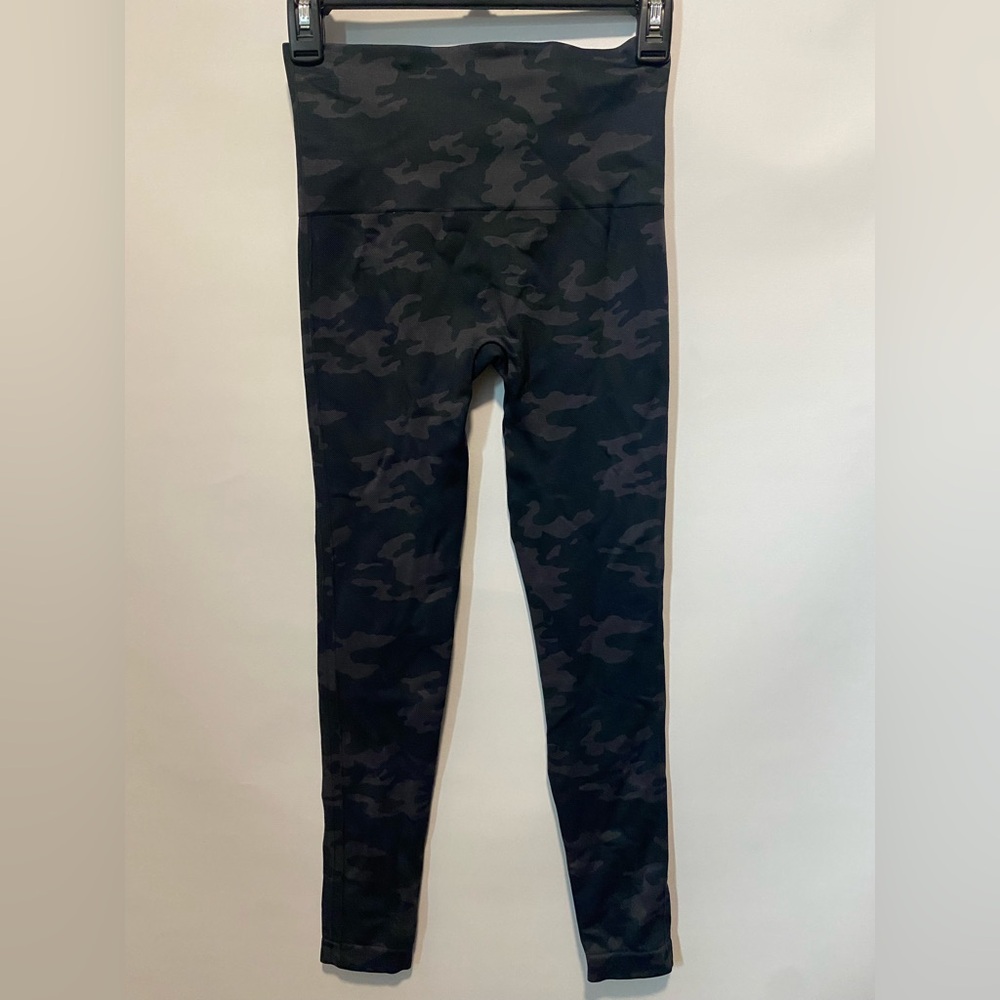 SPANX Black Camouflage Leggings